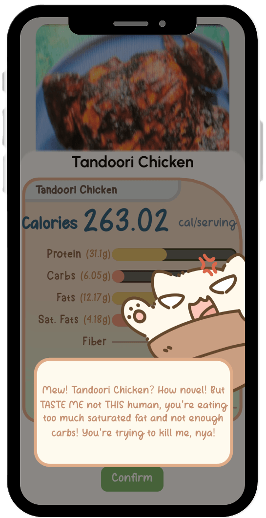 Nutrition scoring and AI analysis - track your diet progress